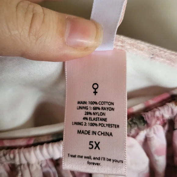 LoveShackFancy Pink Floral Skirt